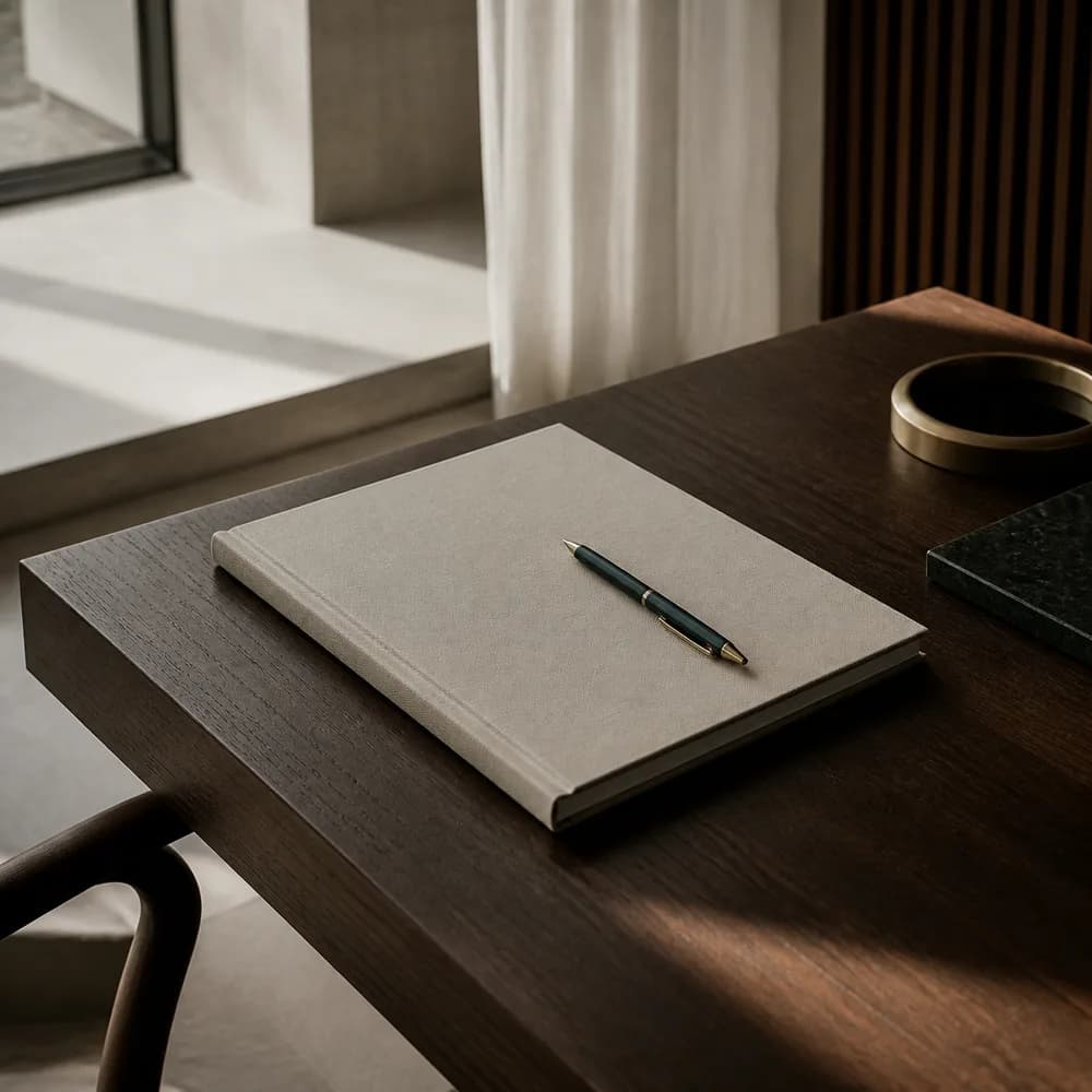A magnifying glass resting on a folded broadsheet of printed tables