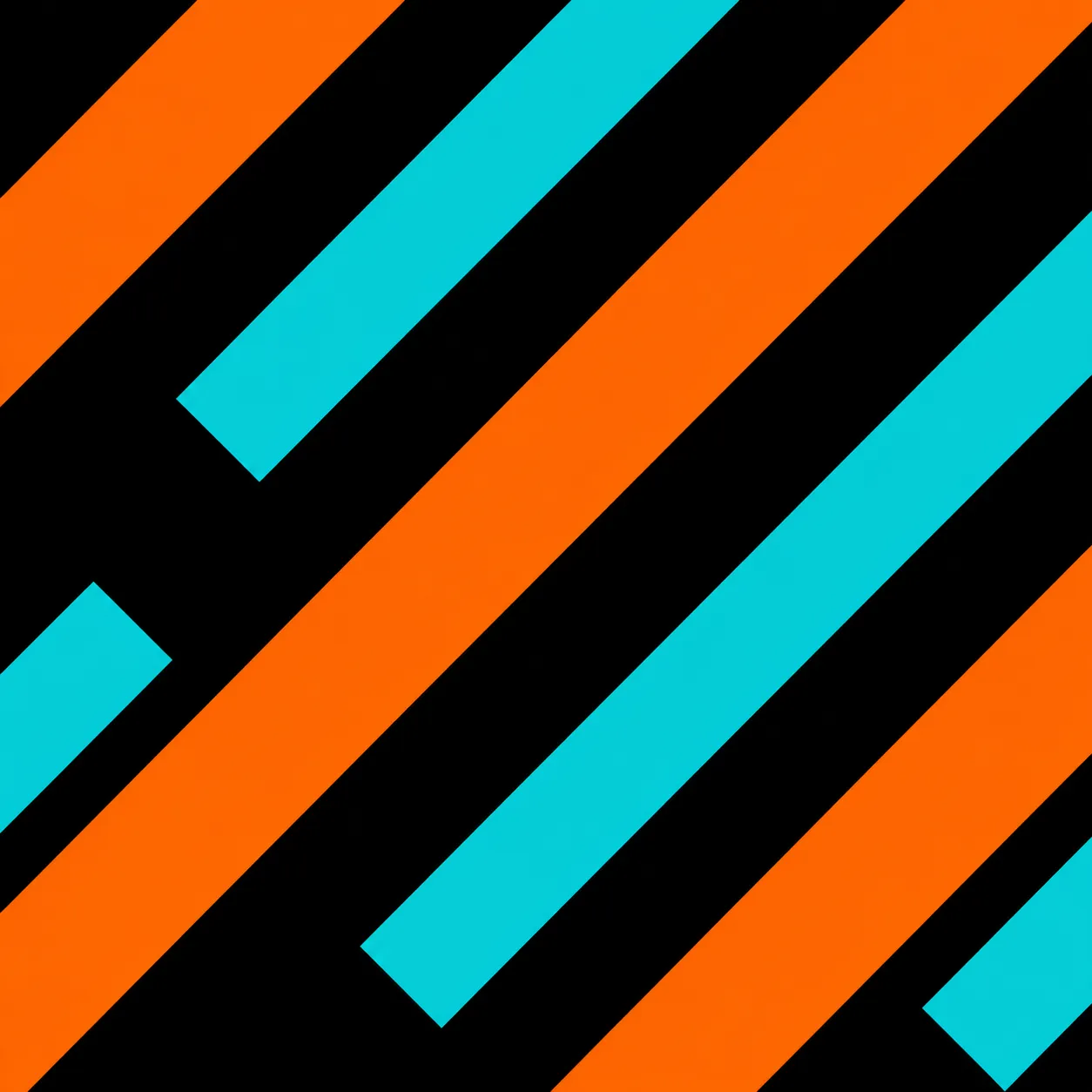 Flat abstract still of offset diagonal bars